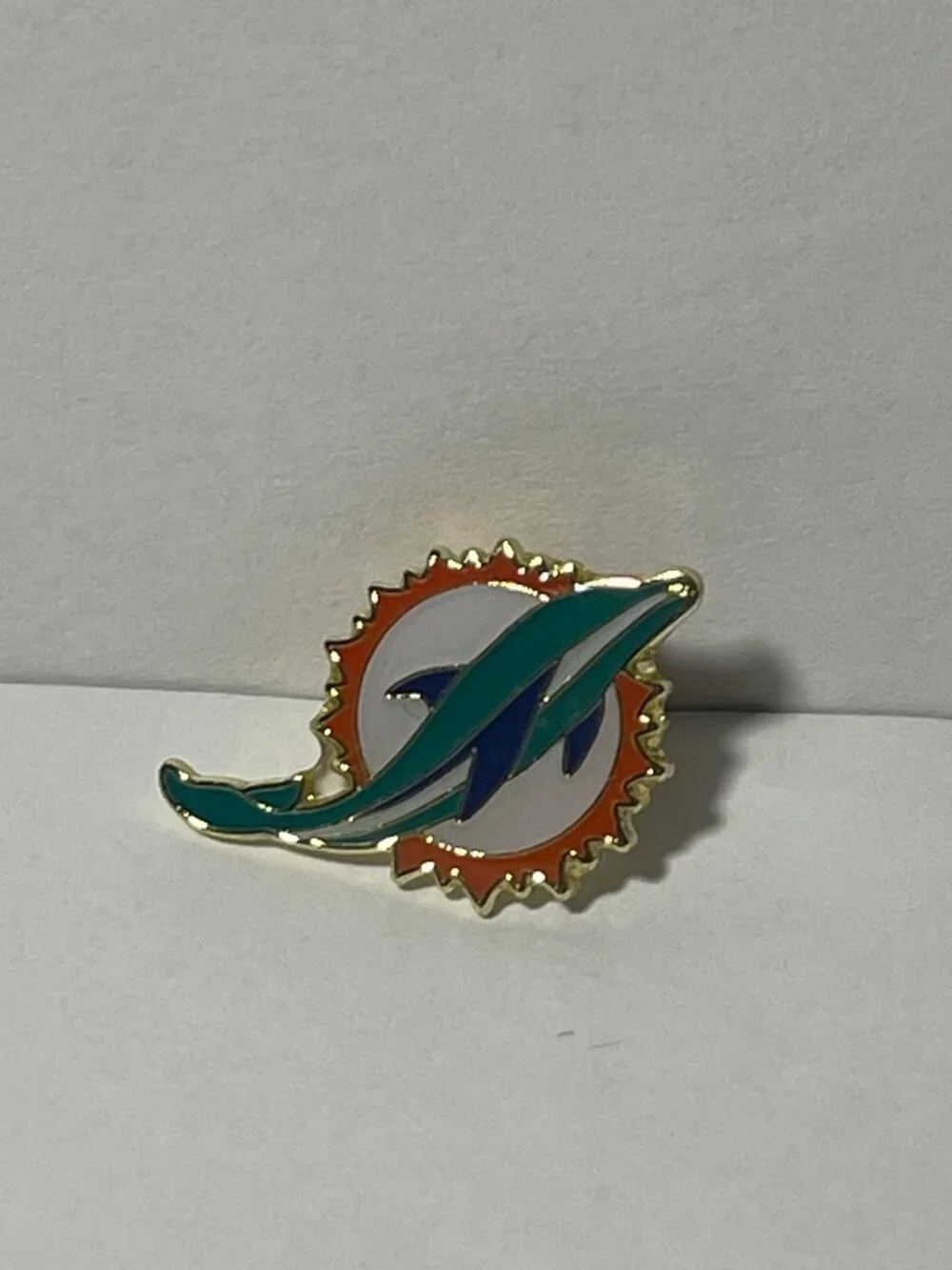 Miami Dolphins Logo Enamel Pin for Lapel Tie Hat Jacket Bookbag Gift NEW